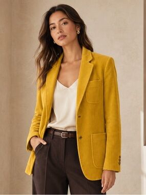 Montclair USA VTG Women’s Corduroy Blazer Size 6